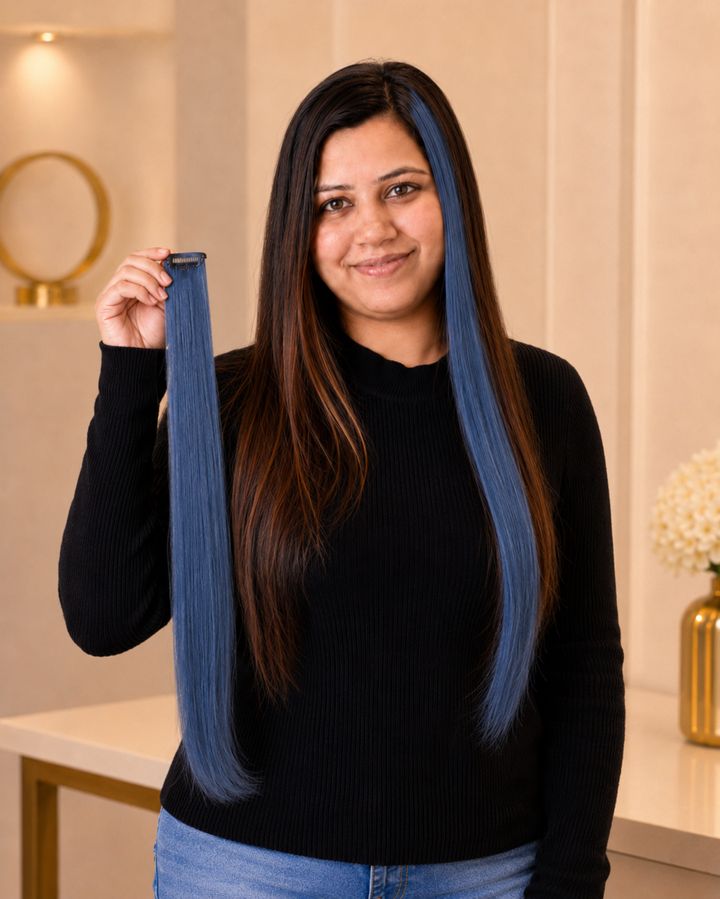 Denim Blue Colour Strand — Colour Strands by Hair Lyf